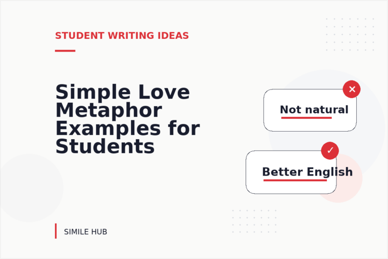Simple Love Metaphor Examples for Students Simple Love Metaphor Examples for Students