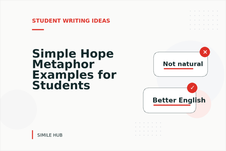 Simple Hope Metaphor Examples for Students Simple Hope Metaphor Examples for Students