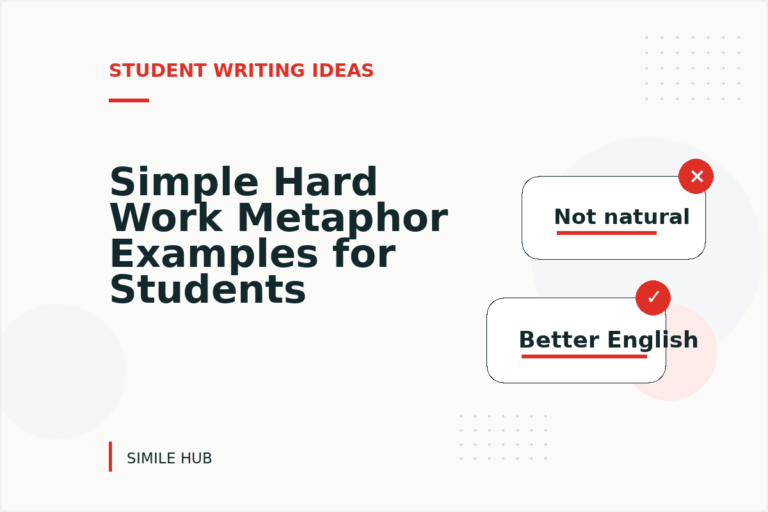 Simple Hard Work Metaphor Examples for Students Simple Hard Work Metaphor Examples for Students