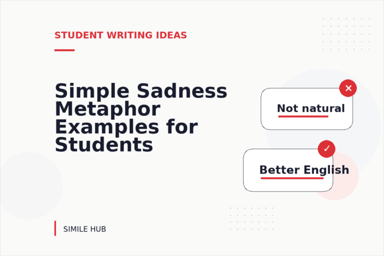 Simple Sadness Metaphor Examples for Students Simple Sadness Metaphor Examples for Students