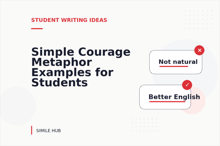 Simple Courage Metaphor Examples for Students